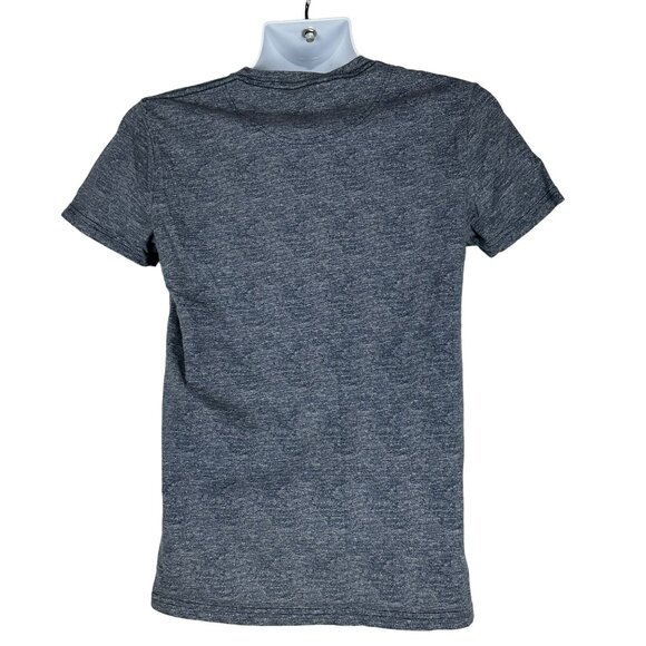 Hollister Must Have Collection Heathered Navy Blue Crewneck T Shirt Size Small - Picture 2 of 4